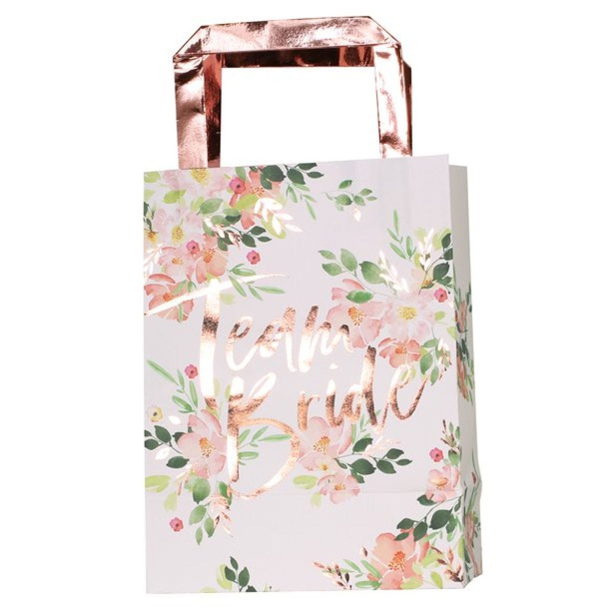 Floral Hen Party Paper Bags - 20cm (5pk)