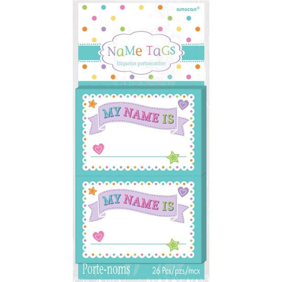 Baby Shower Name Tags (26pk)