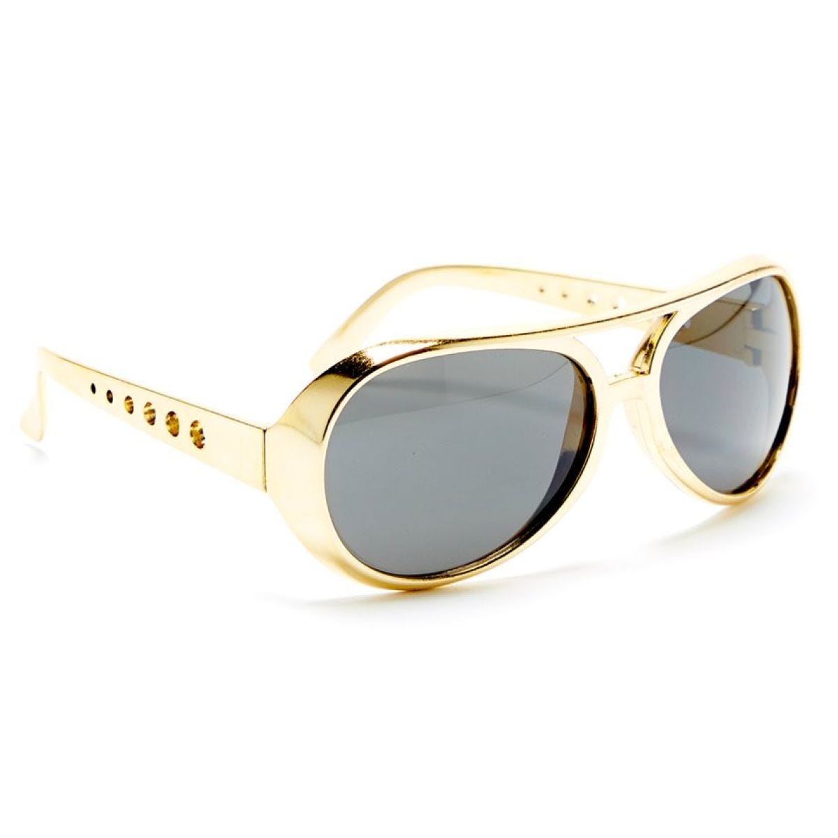 Gold Elvis Style Glasses