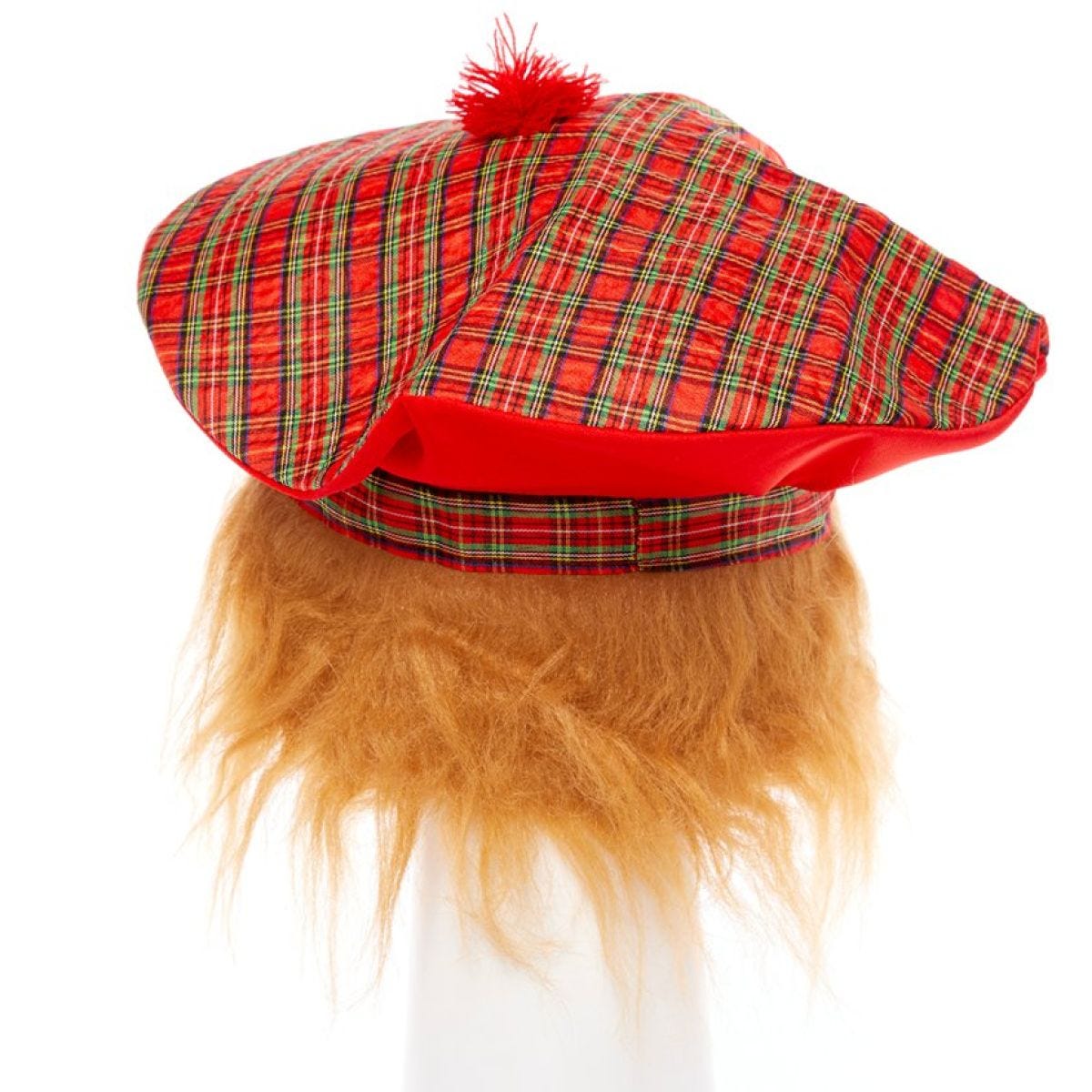 Red  Tartan Tam o&apos; Shanter Hat