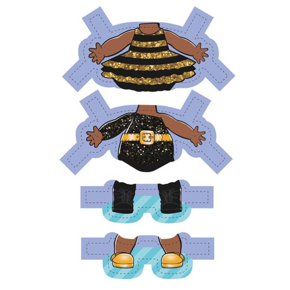 L.O.L Surprise Dress Up Paper Dolls (2pk)