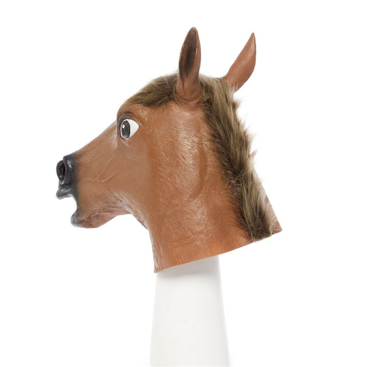 Brown Horse Rubber Mask