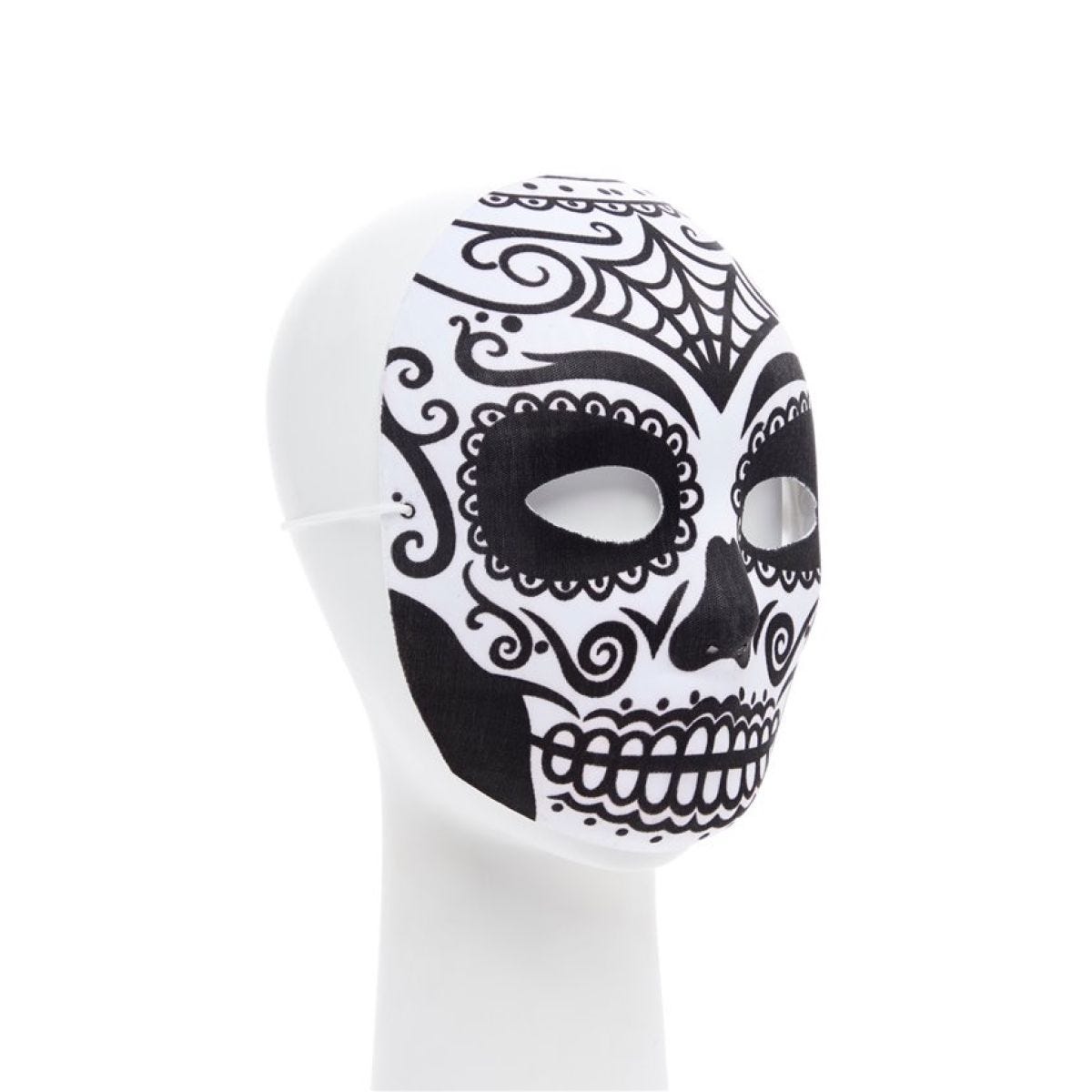 Day of the Dead Skull Masquerade Mask