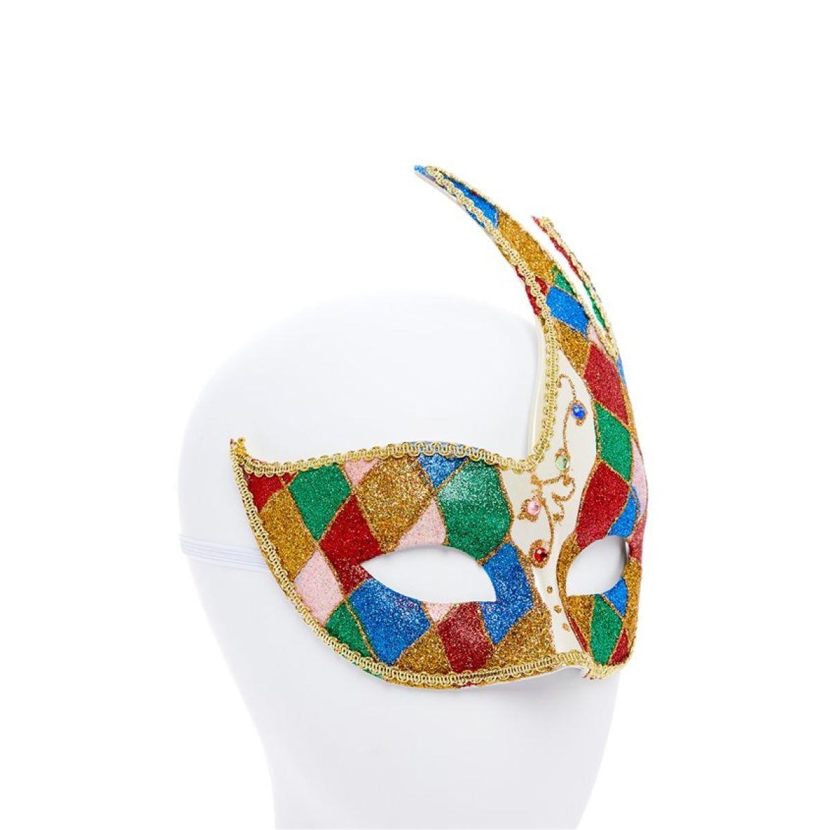 Carnival Jester Masquerade Mask