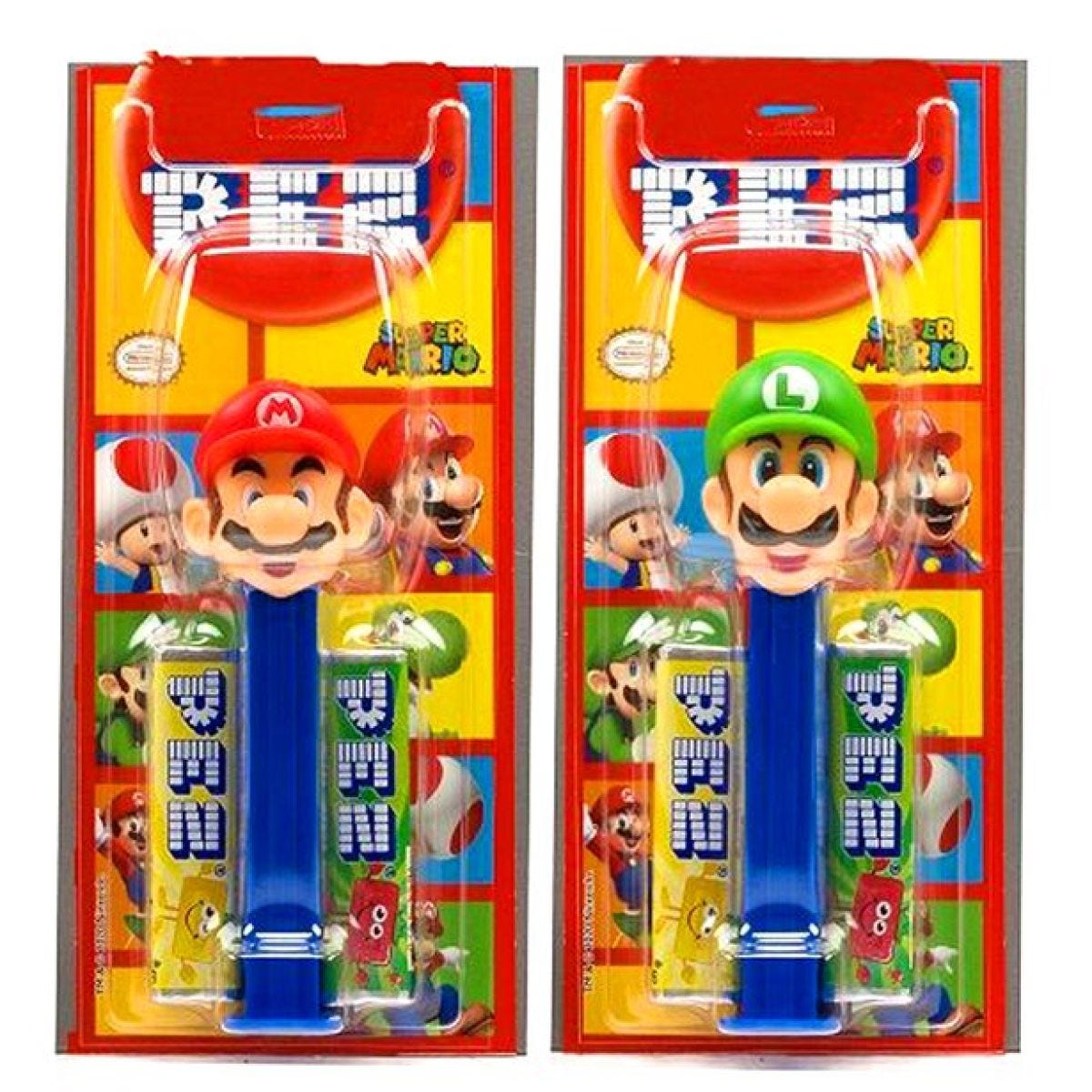 Nintendo PEZ Dispenser & x2 Refills