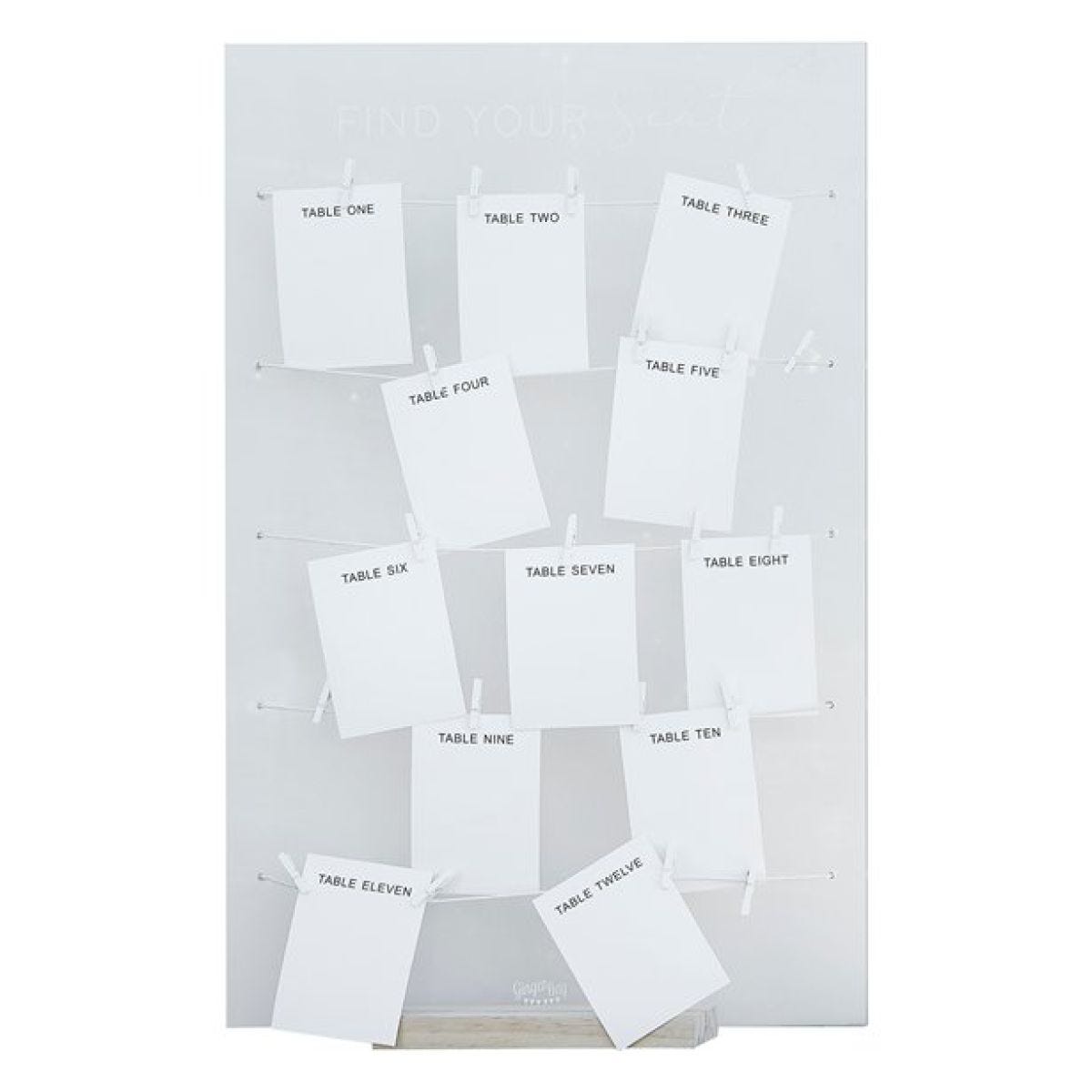 Wedding Table Plan Kit