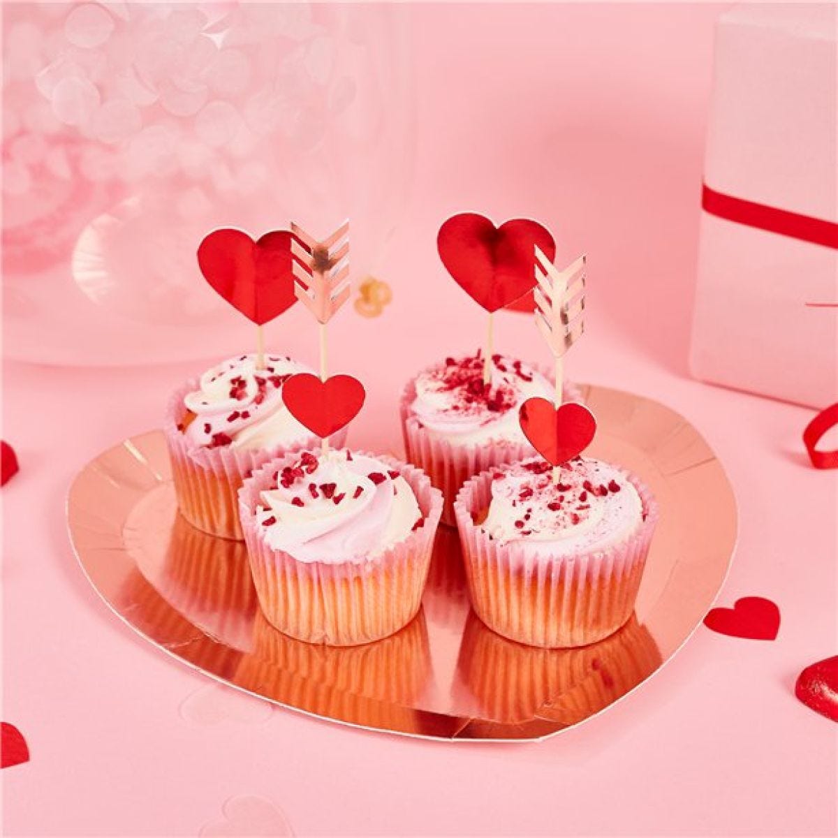Heart Food Picks - 12cm