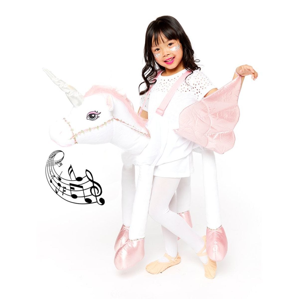 Ride On Light Sound Unicorn - Child Costume