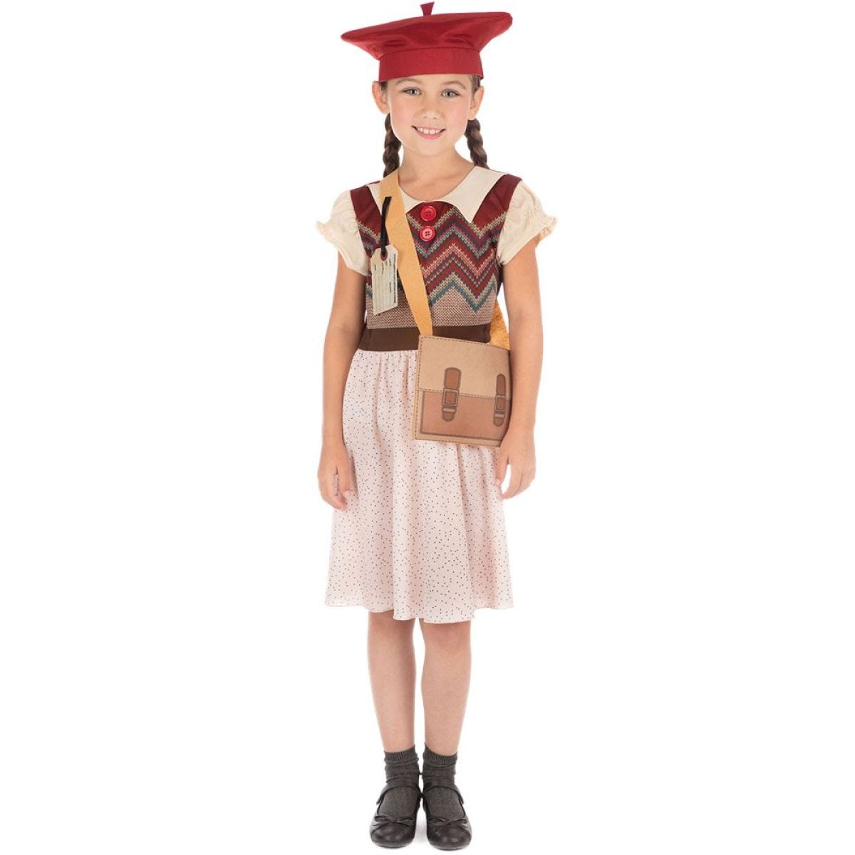 Evacuee Schoolgirl - Child and Teen Costume
