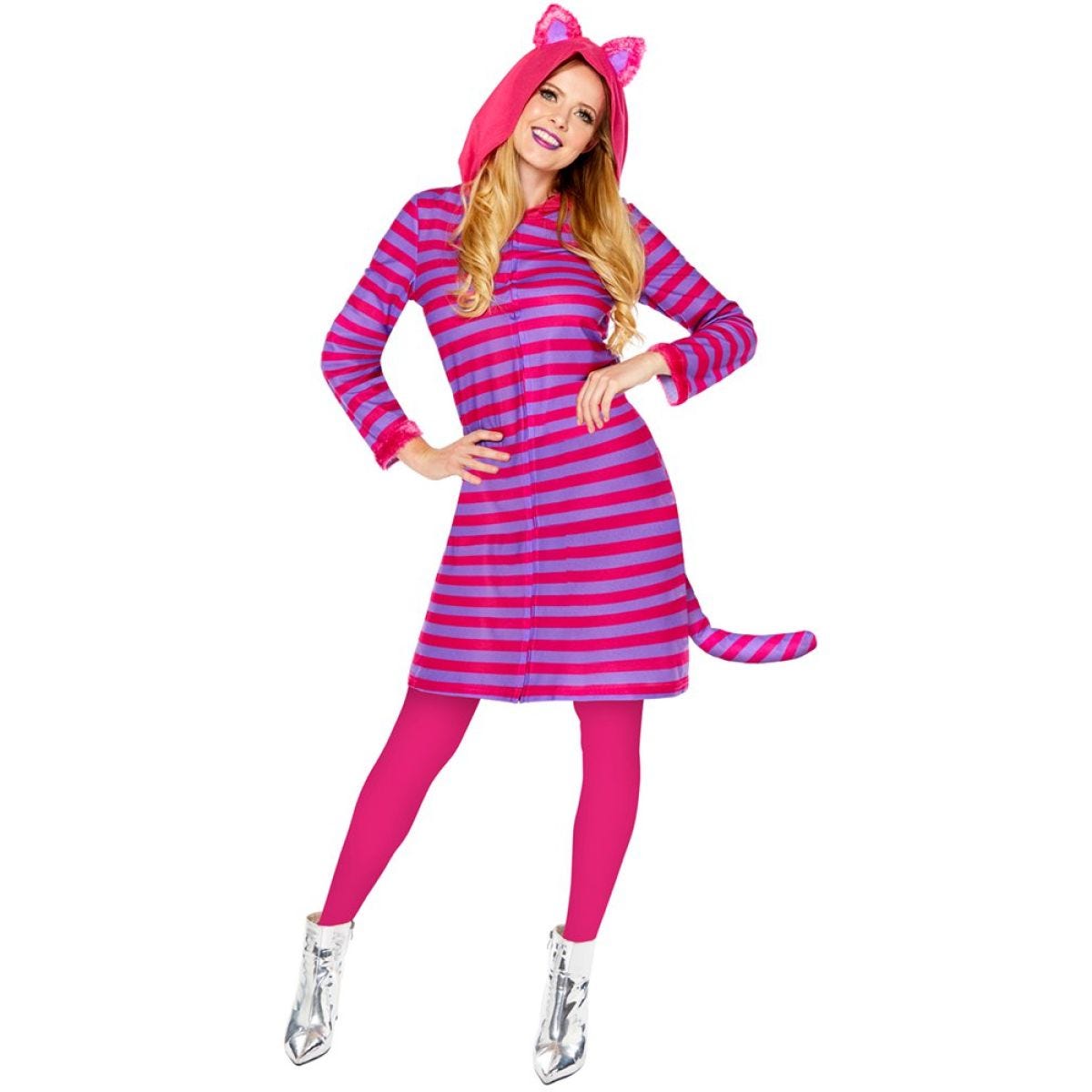 Cheshire Cat Onesie Dress - Adult Costume