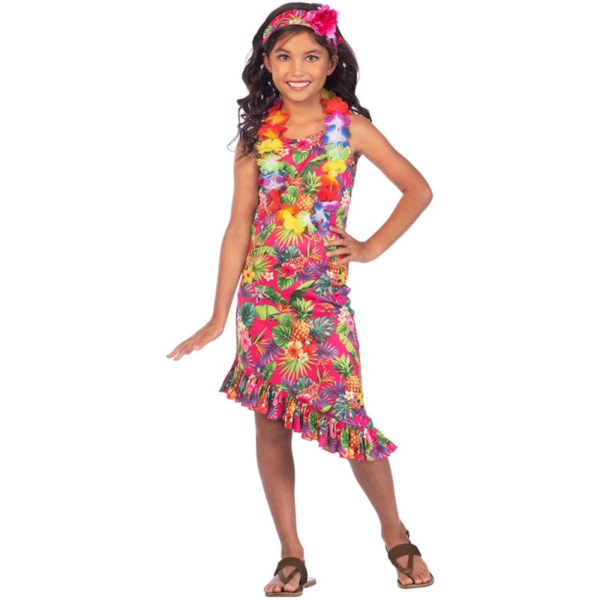 Floral Hawaiian Dress - Child Costume