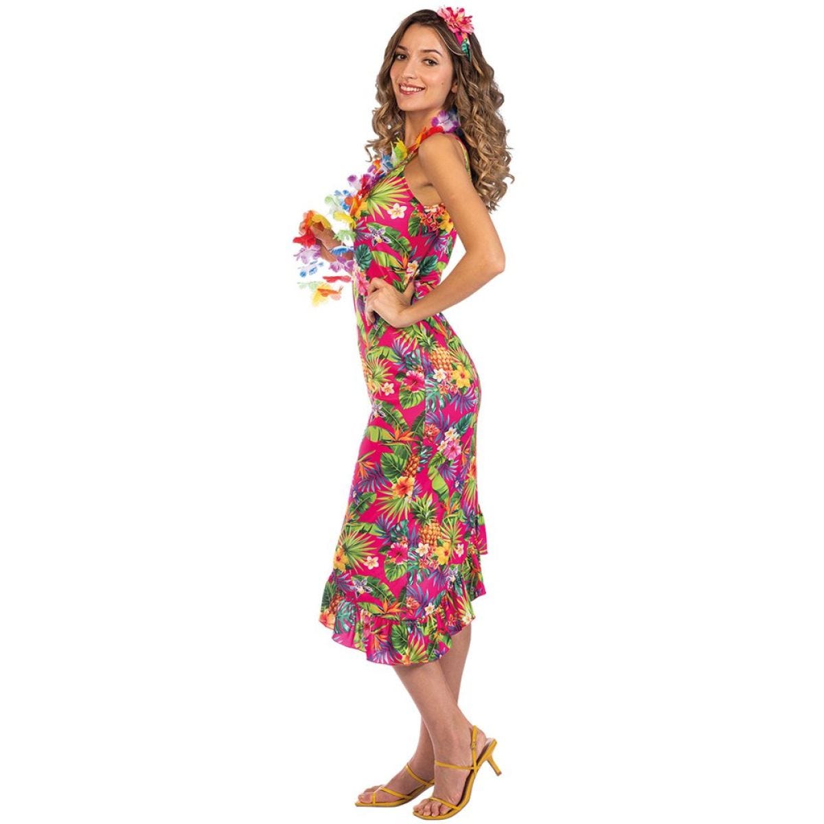 Pink Hawaiian Dress - Adult Costume