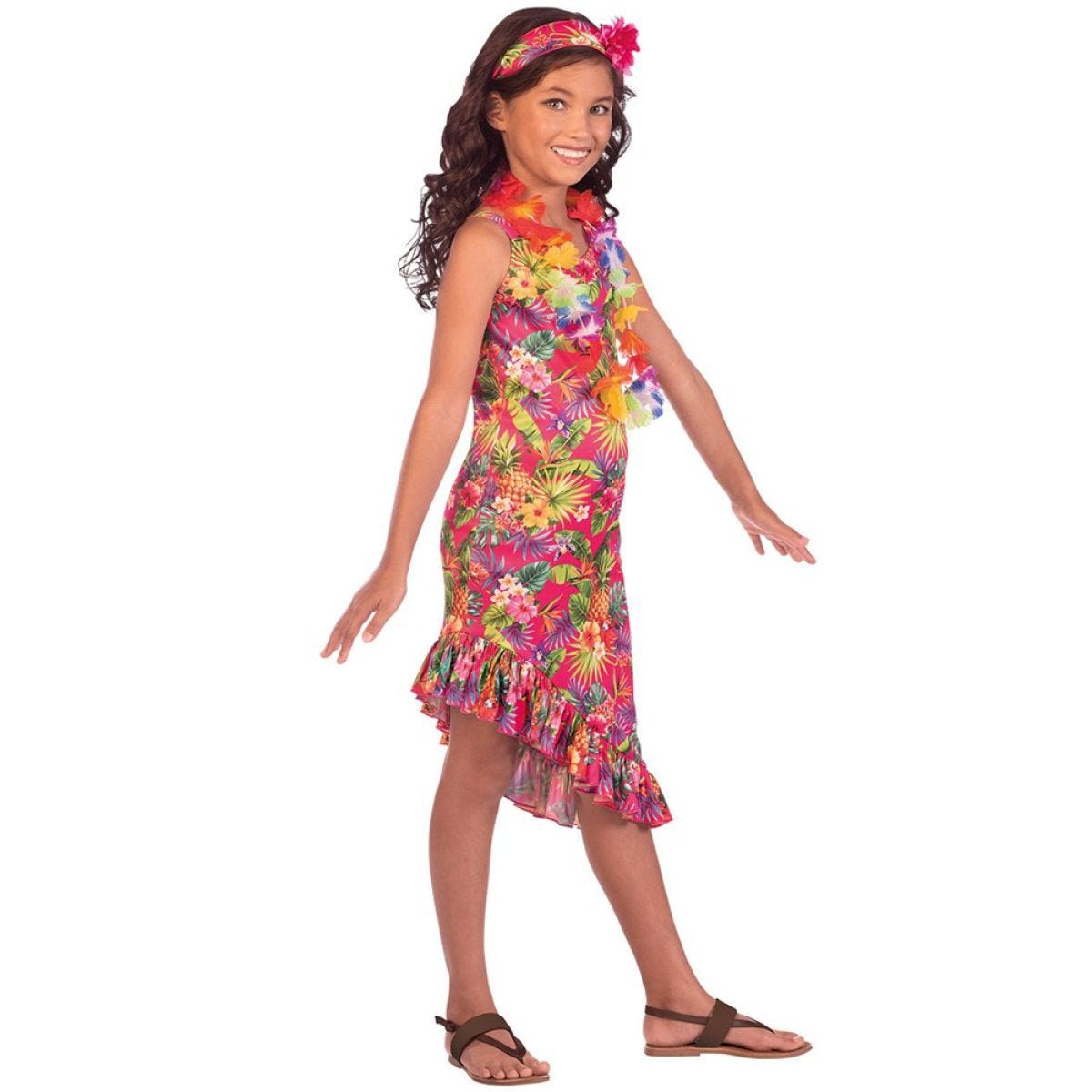 Floral Hawaiian Dress - Child Costume