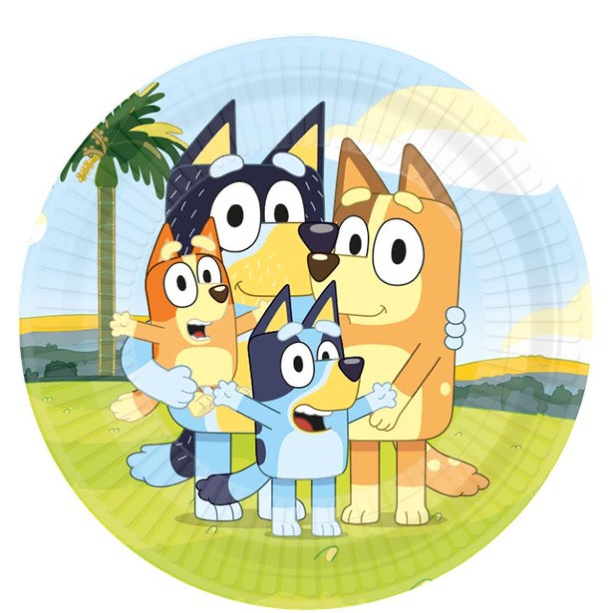 Bluey Party Paper Plates - 23cm