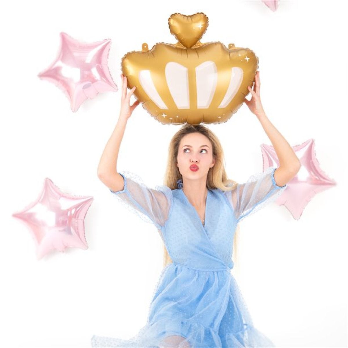 Gold Crown Balloon - 20" Foil