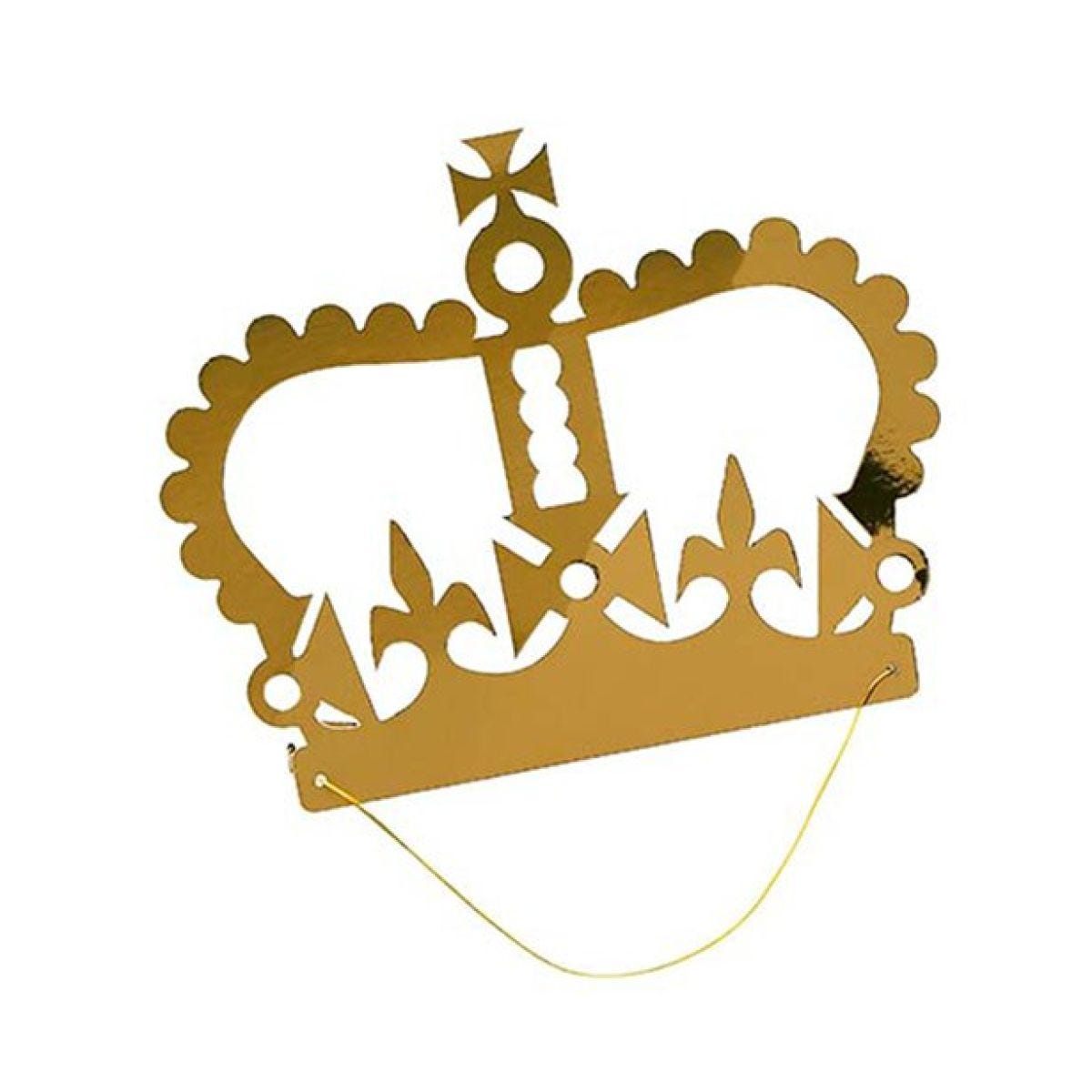 Gold Paper Party Crowns