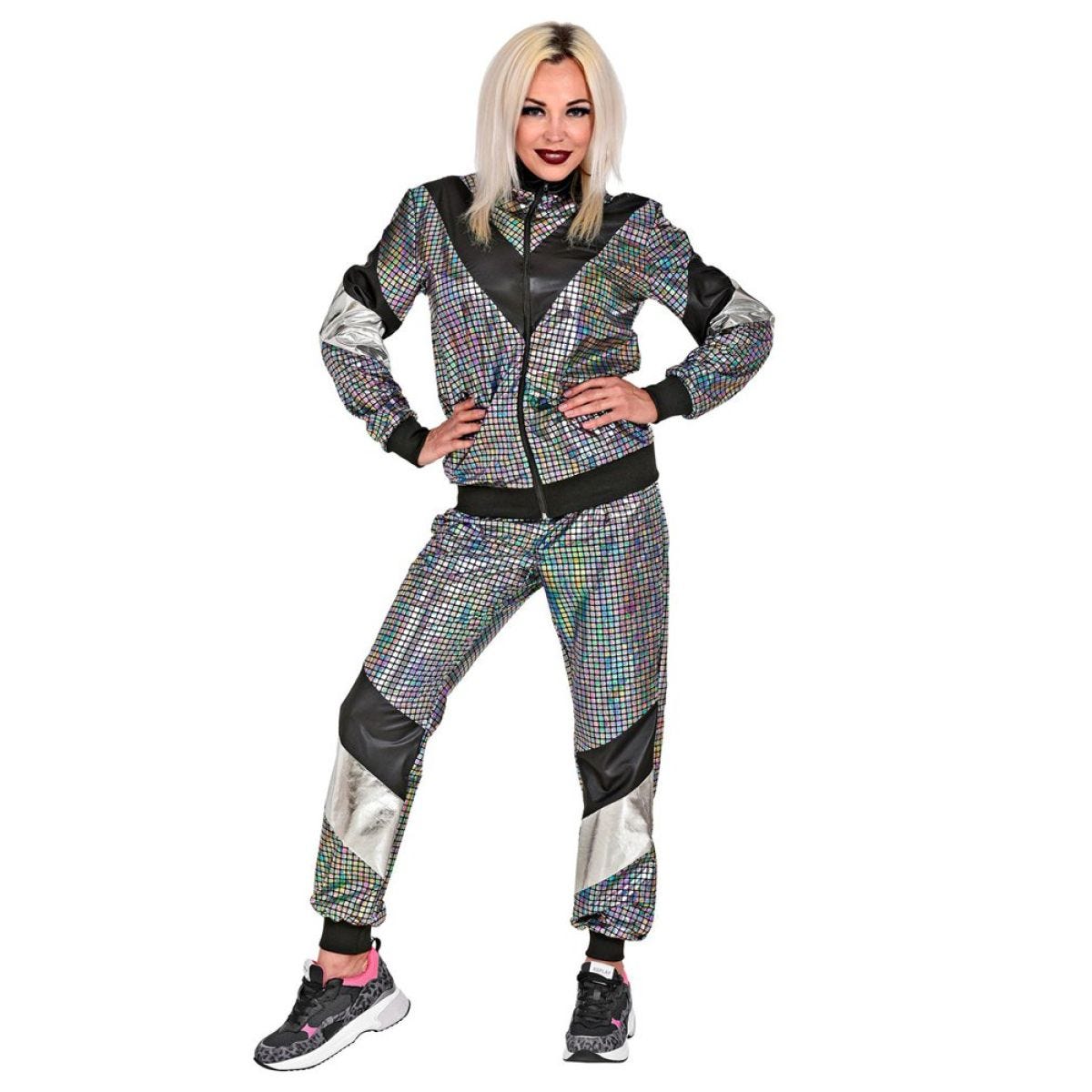 80s Disco Ball Shell Suit - Adult Costume