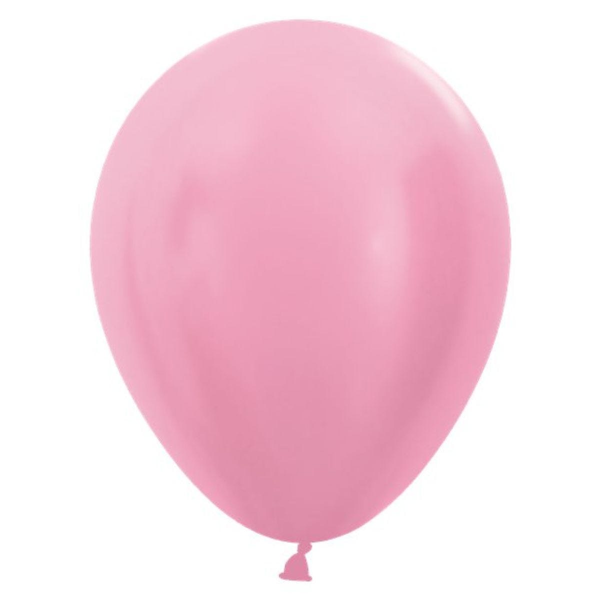 Satin Pink Sempertex Latex Balloons - 12" (50pk)