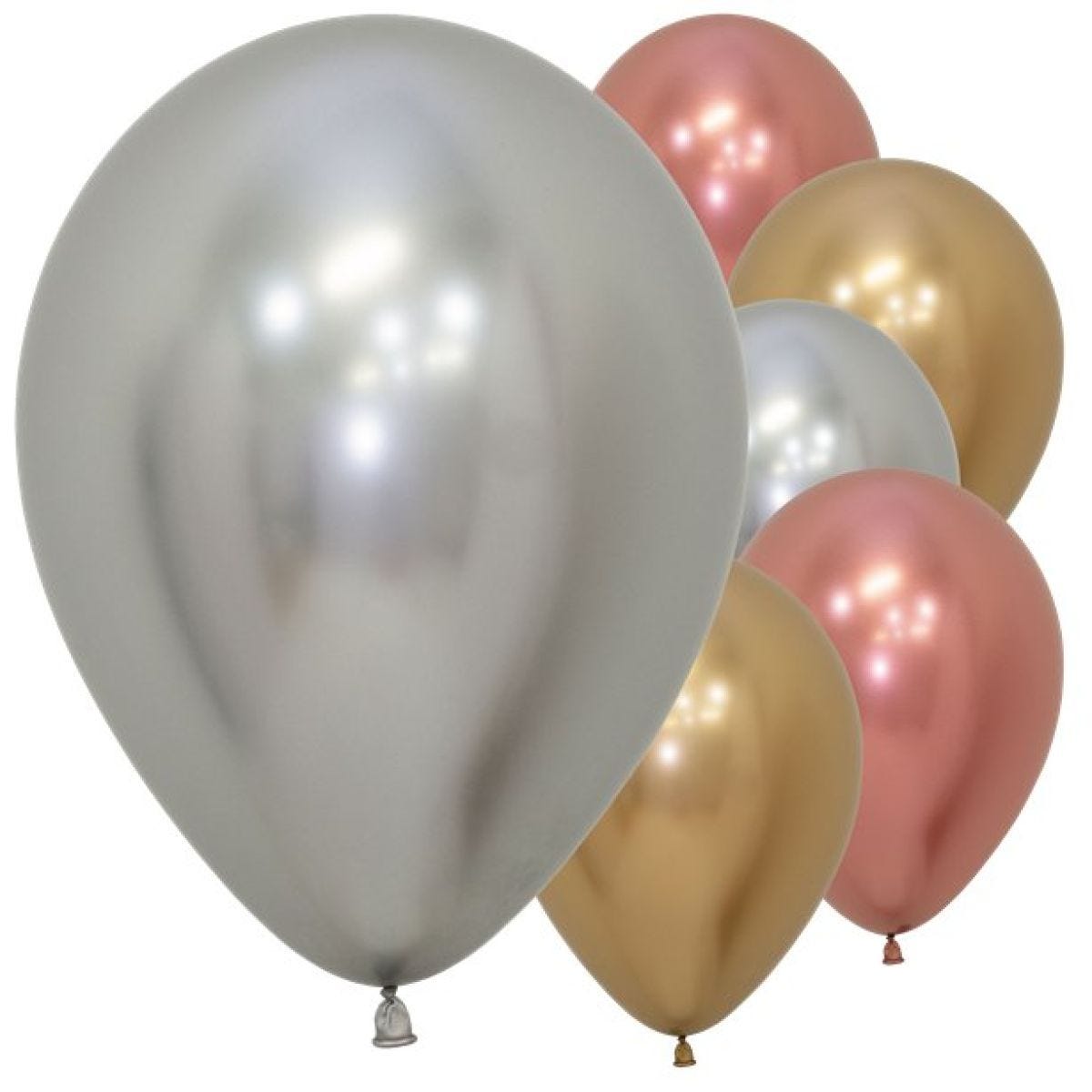 Deluxe Assorted Reflex Balloons - 12" Latex (50pk)