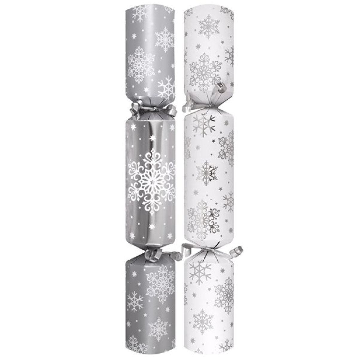 Silver and White Crackers - 30cm