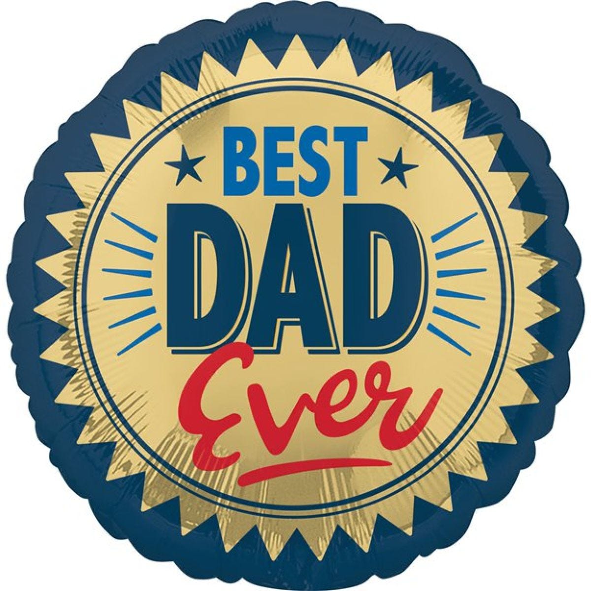 Best Dad Ever Balloon - 18" Foil