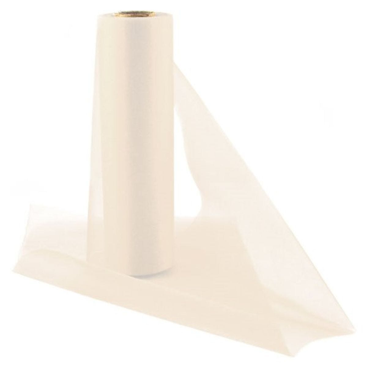 Ivory Organza Sheer Roll - 25m