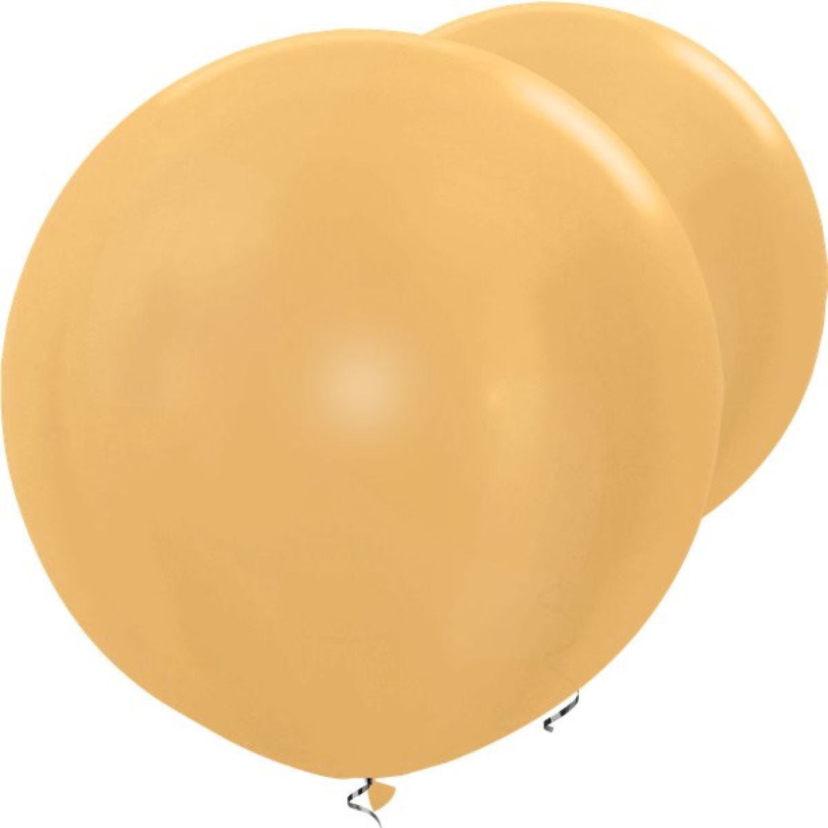 Metallic Gold Giant Balloons - 36" Latex