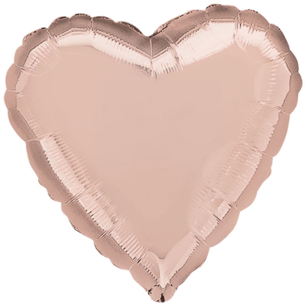 Rose Gold 18" Heart Foil Balloon - unpackaged