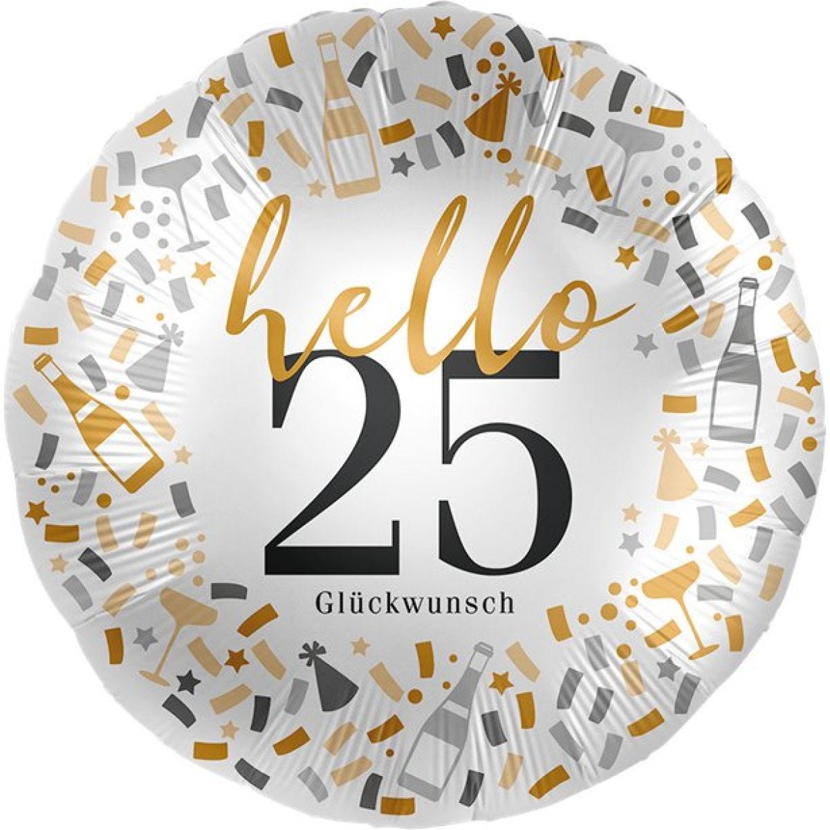 Hello 25 Balloon - 18" Foil