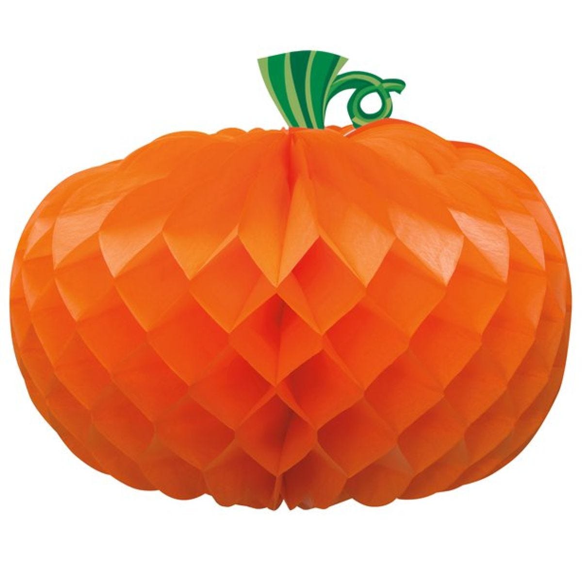 Honeycomb Pumpkin Decoration - 27cm