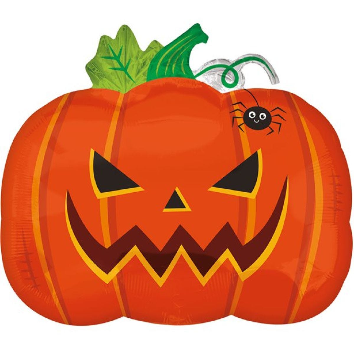 Frightful Pumpkin Balloon - 18" Foil