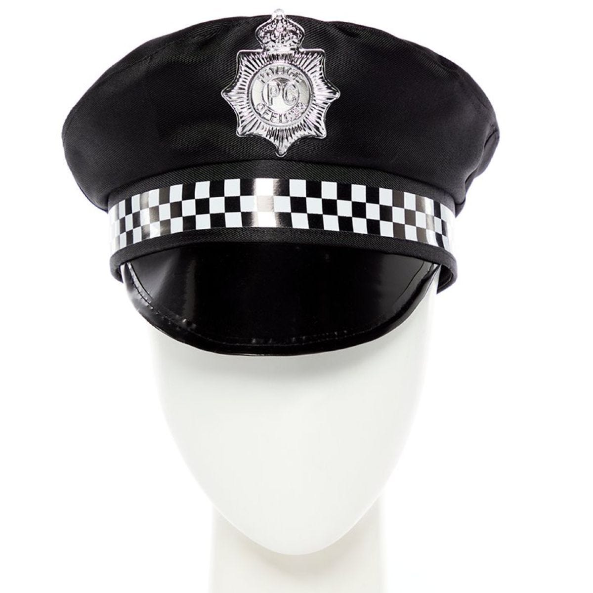 Black Police Hat - Child