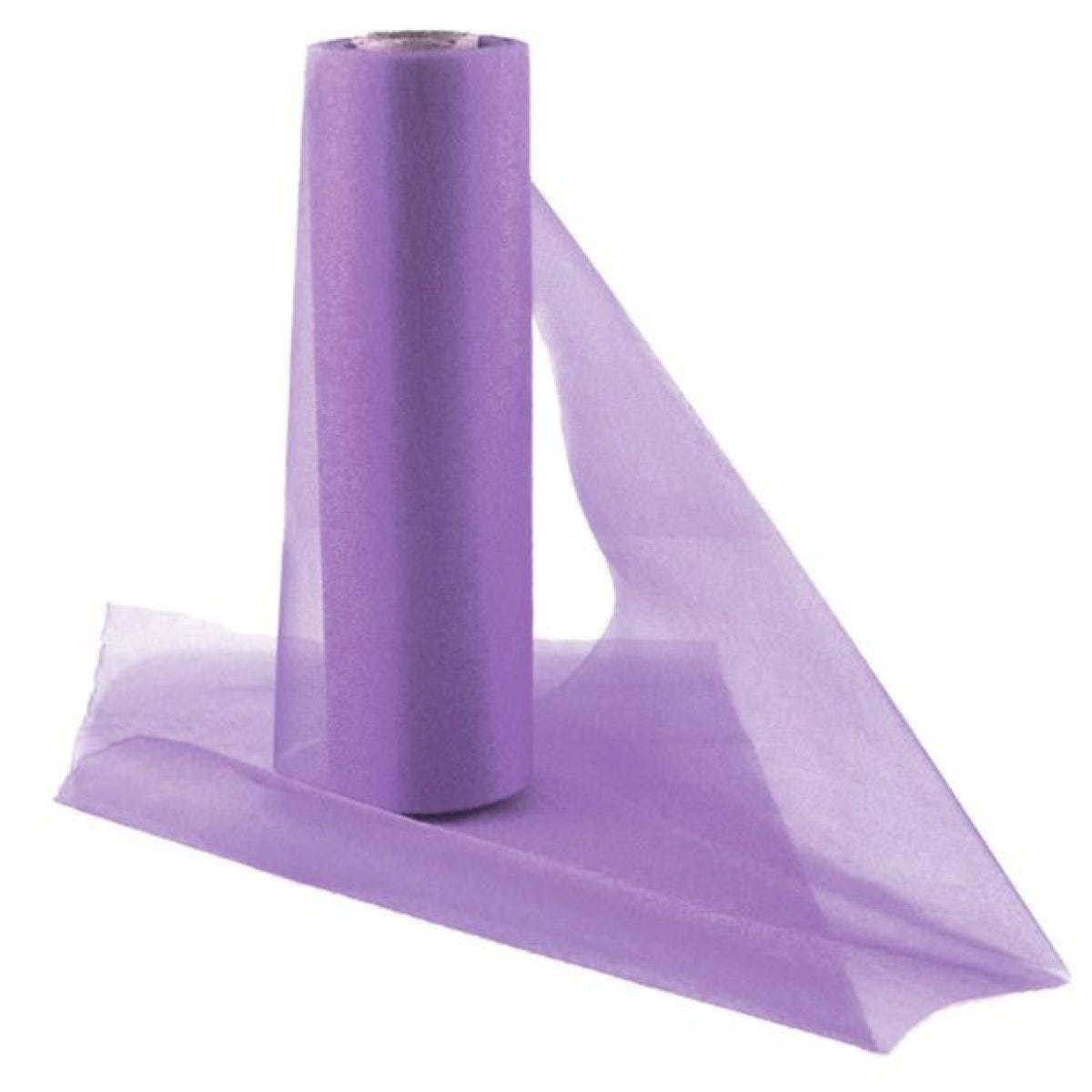 Lilac Organza Sheer Roll - 25m