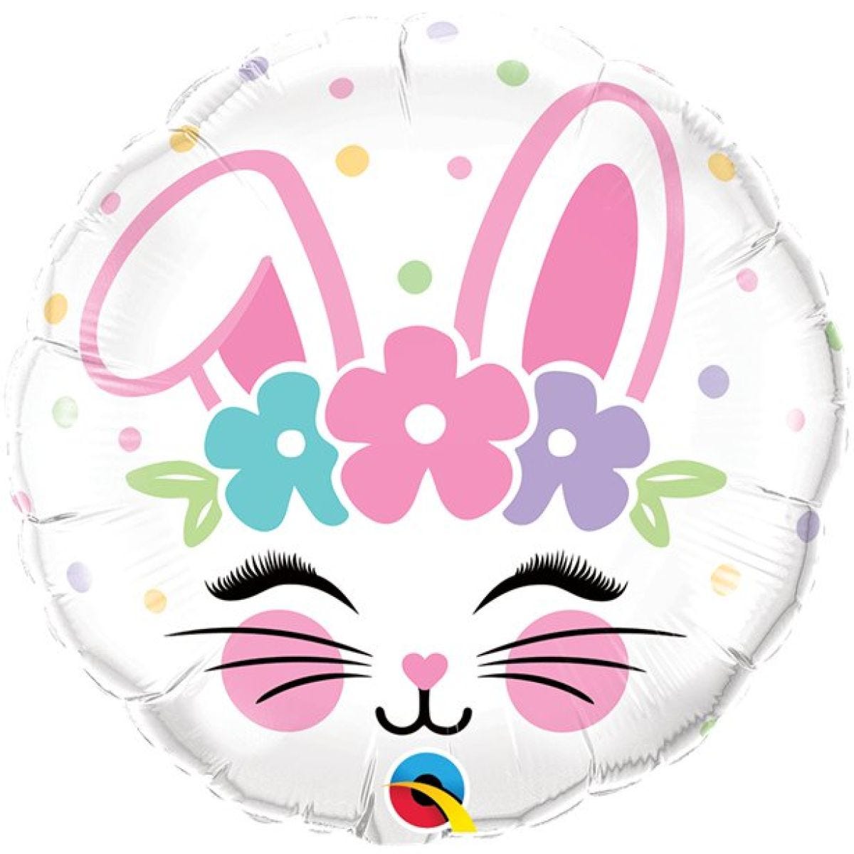 Bunny Face Balloon - 18" Foil