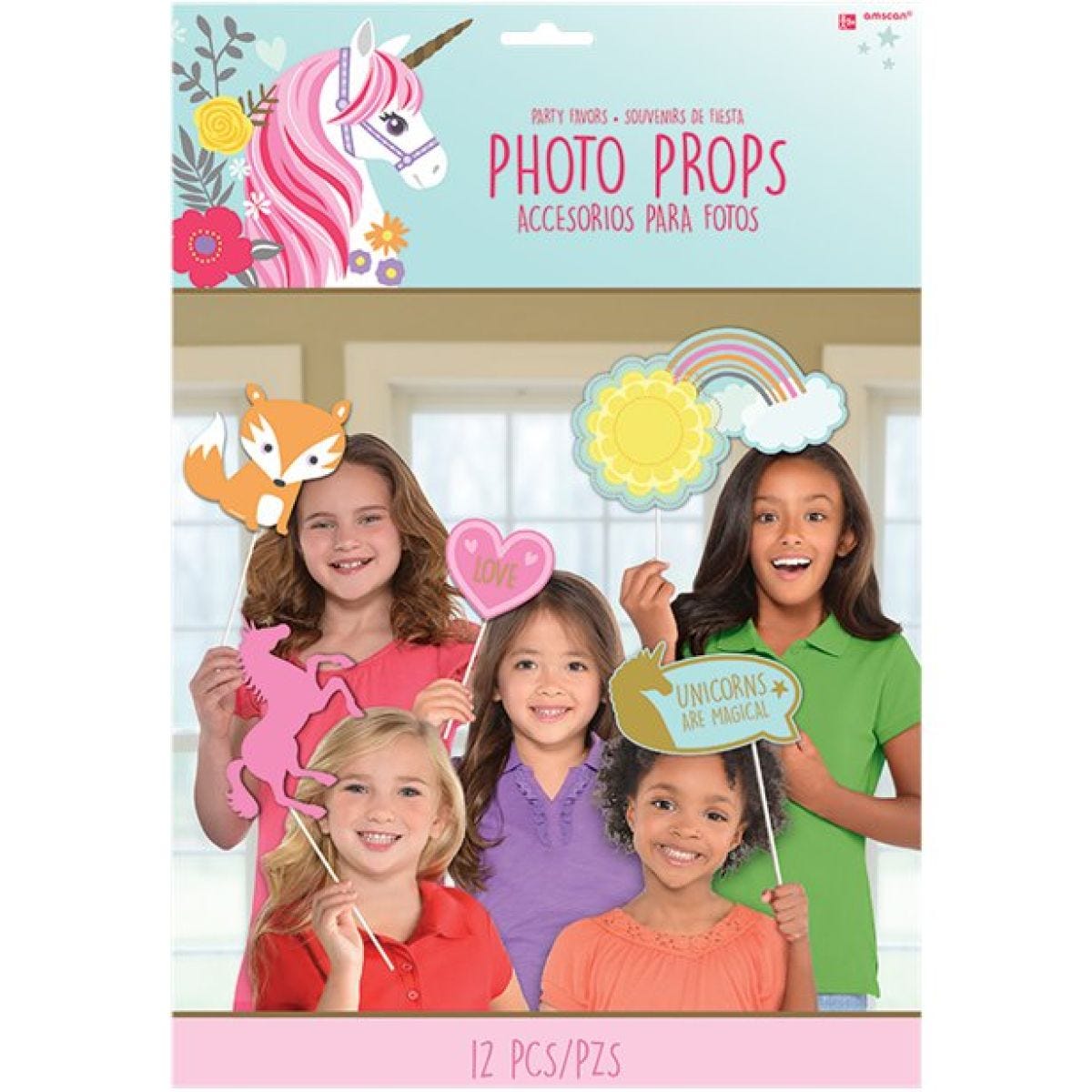 Magical Unicorn Photo Props (12pk)