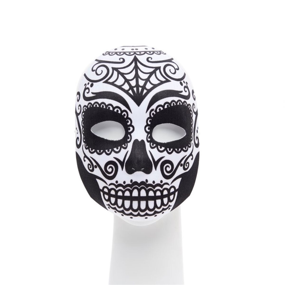 Day of the Dead Skull Masquerade Mask