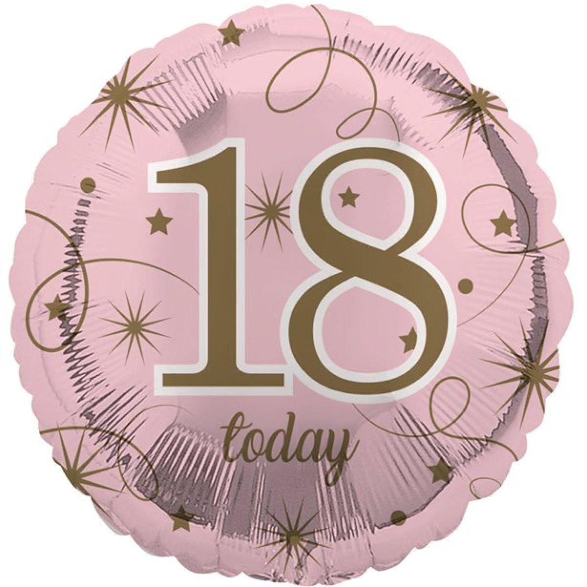 18th Pink Birthday Balloon - 18" Foil