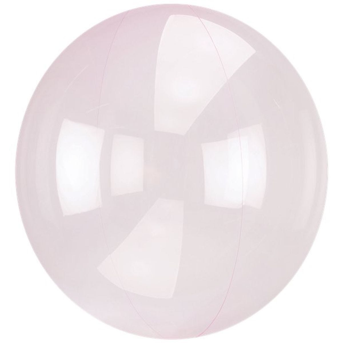 Crystal Clearz Light Pink Balloon - 18"