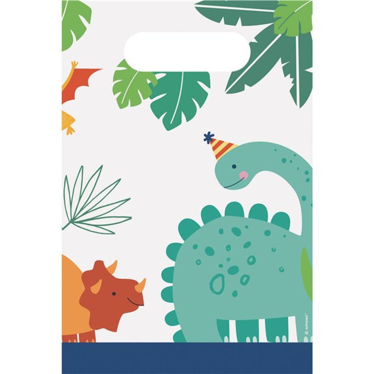 Dino-Mite Paper Party Bags (8pk)