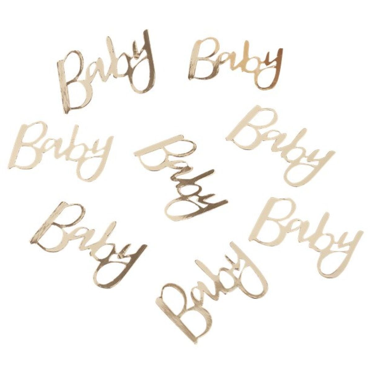 Oh Baby Gold &apos;Baby&apos; Table Confetti