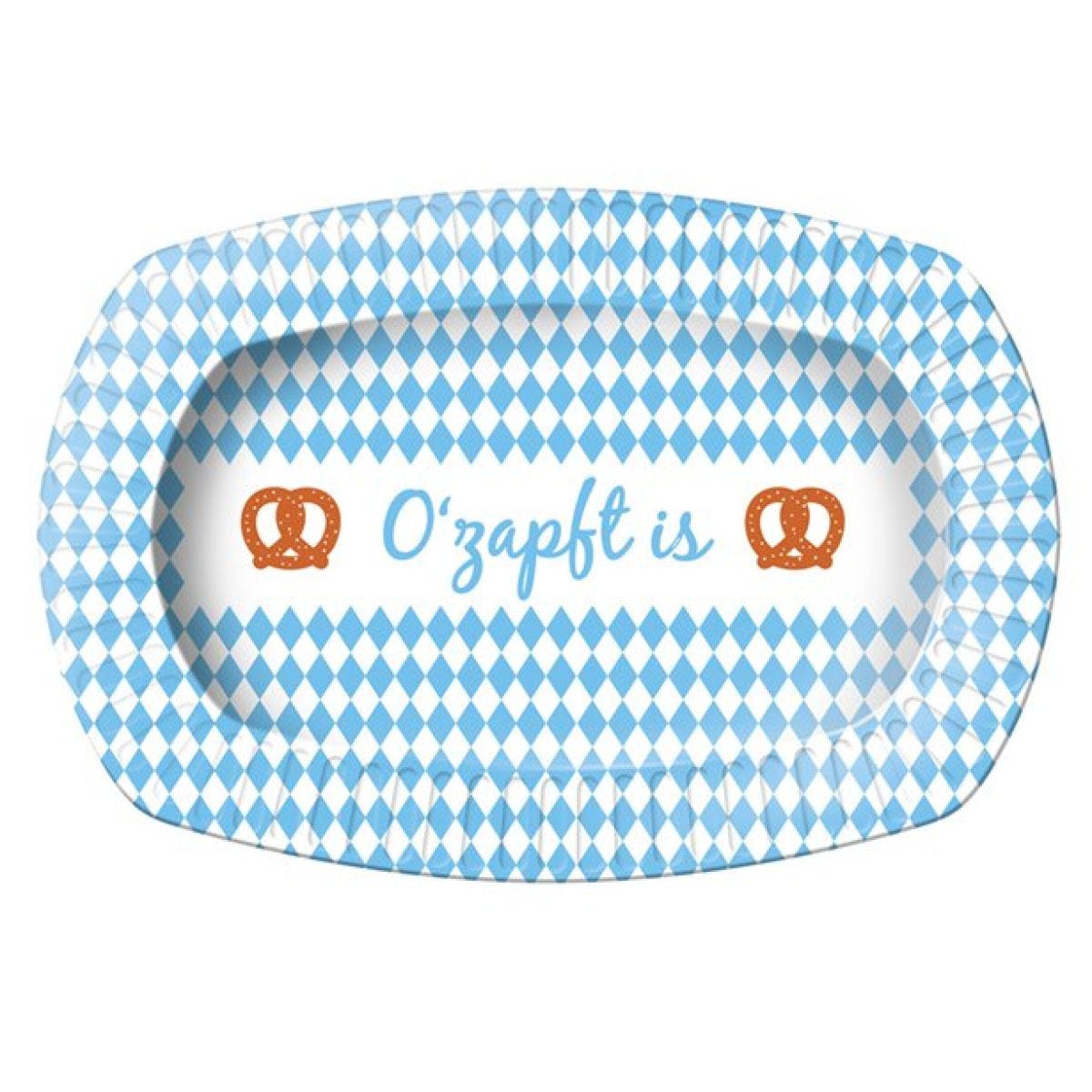 Oktoberfest Paper Plates - 24cm x 16cm (6pk)