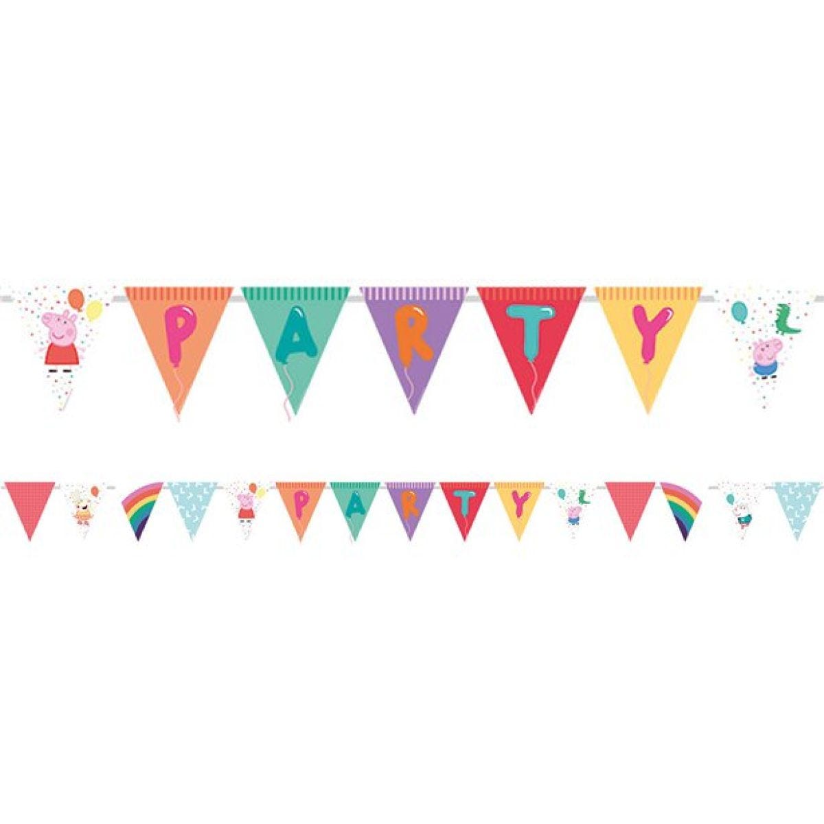 Peppa Pig Paper Bunting - 3.3m