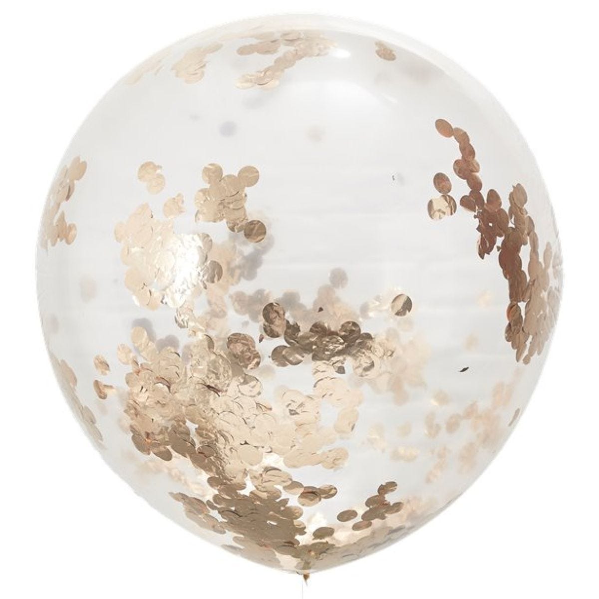 Beautiful Botanics Giant Rose Gold Confetti Balloons - 36"