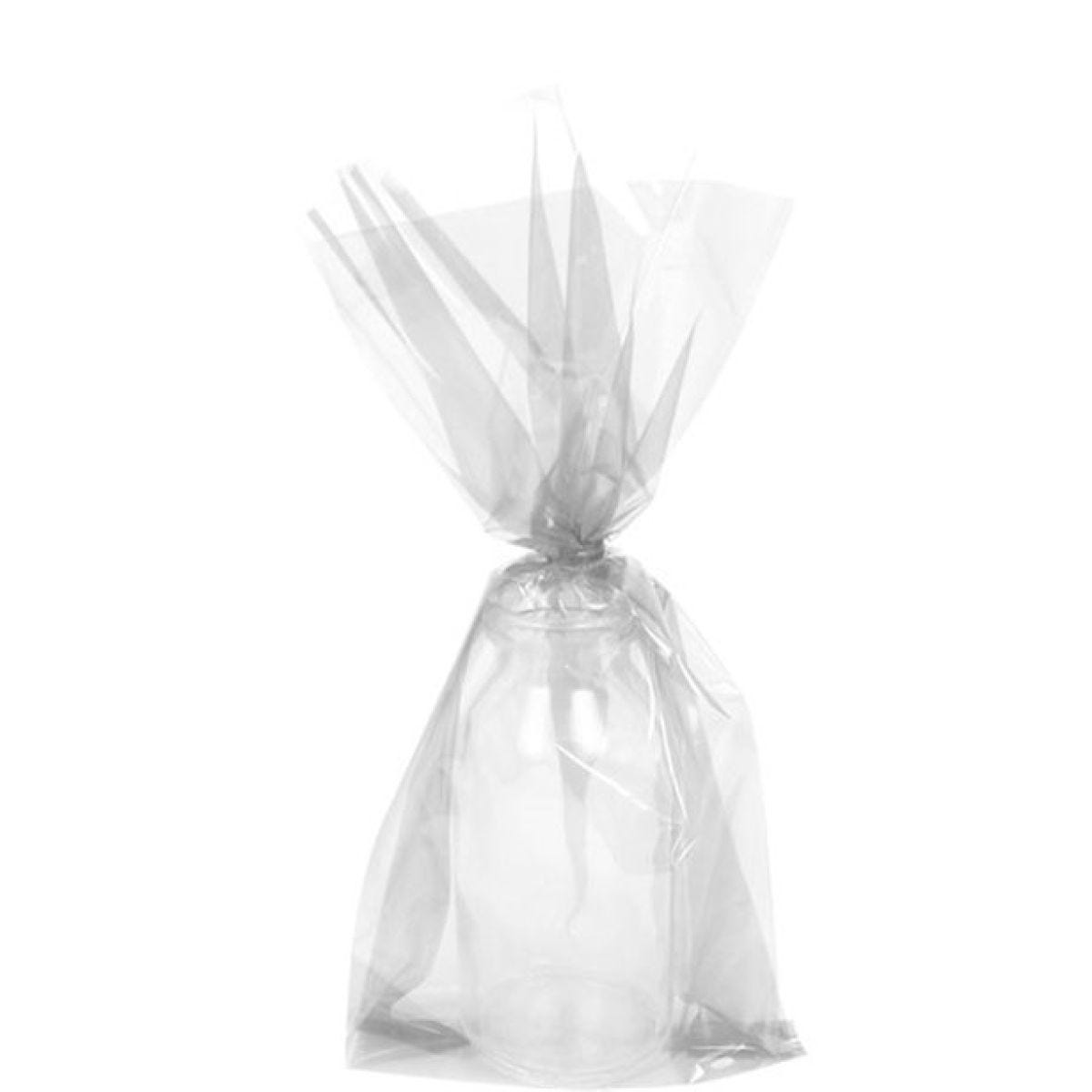 Clear Small Cello Party Bags - 24cm