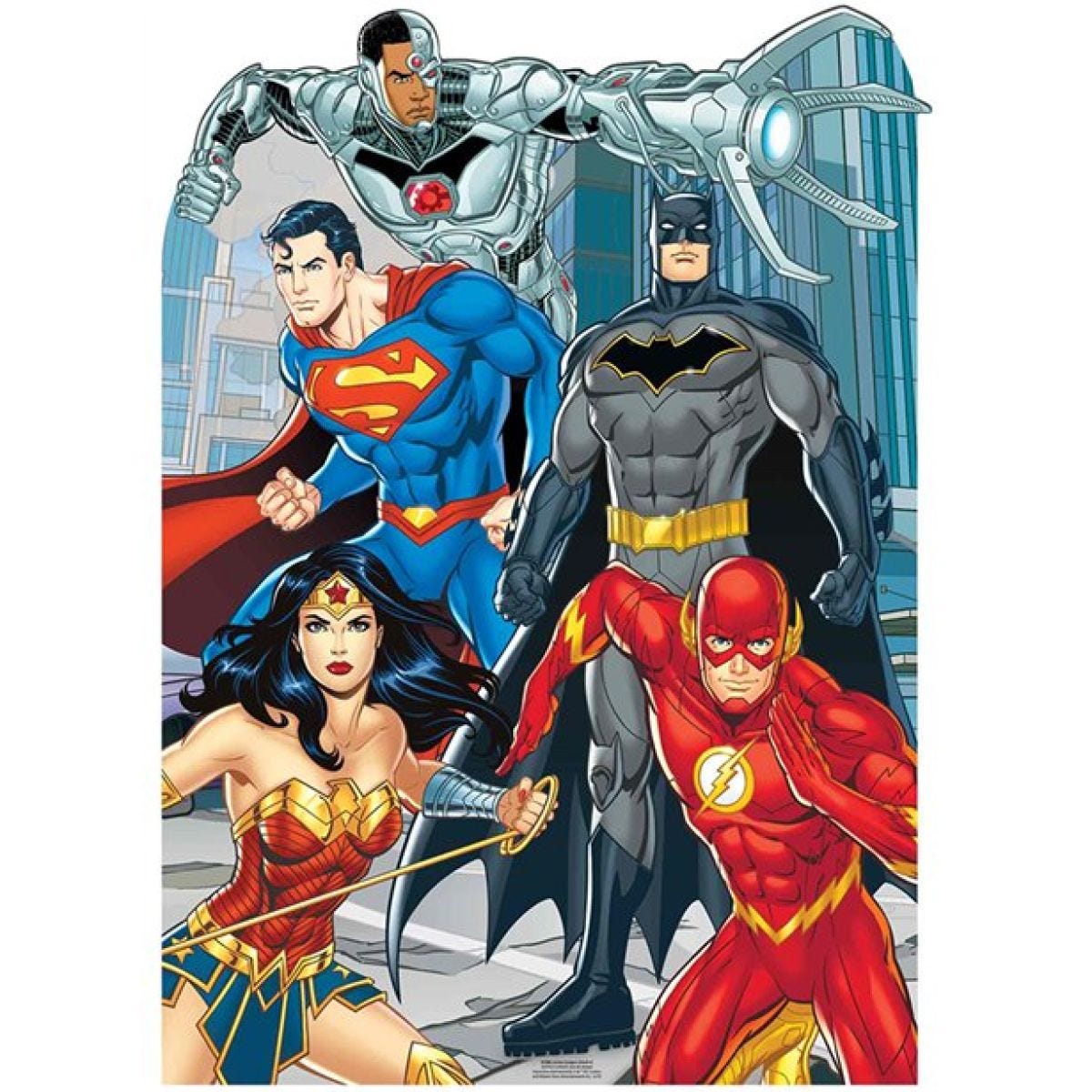 Justice League Children&apos;s Stand In Photo Prop - 135cm x 96cm