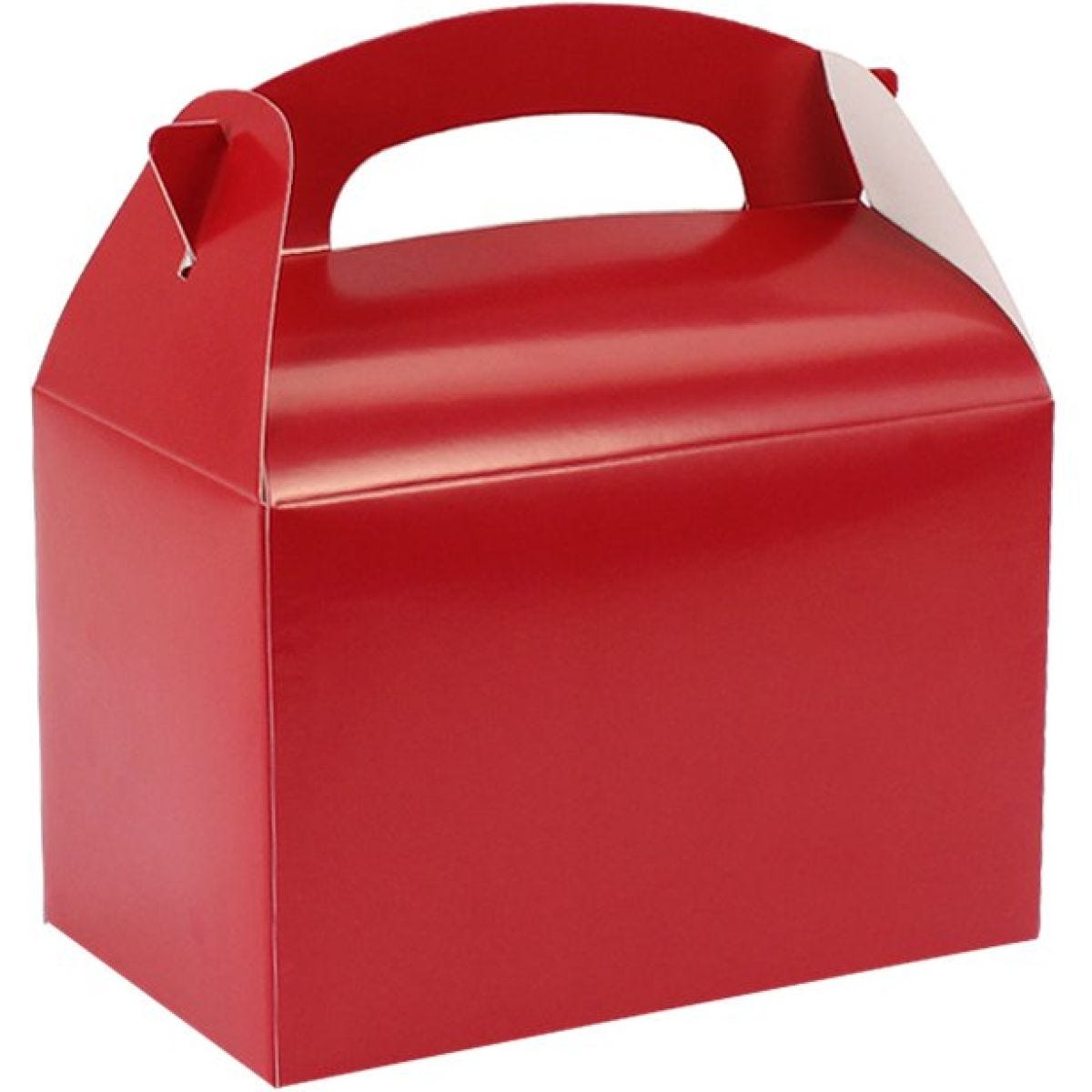 Apple Red Party Boxes - 15cm