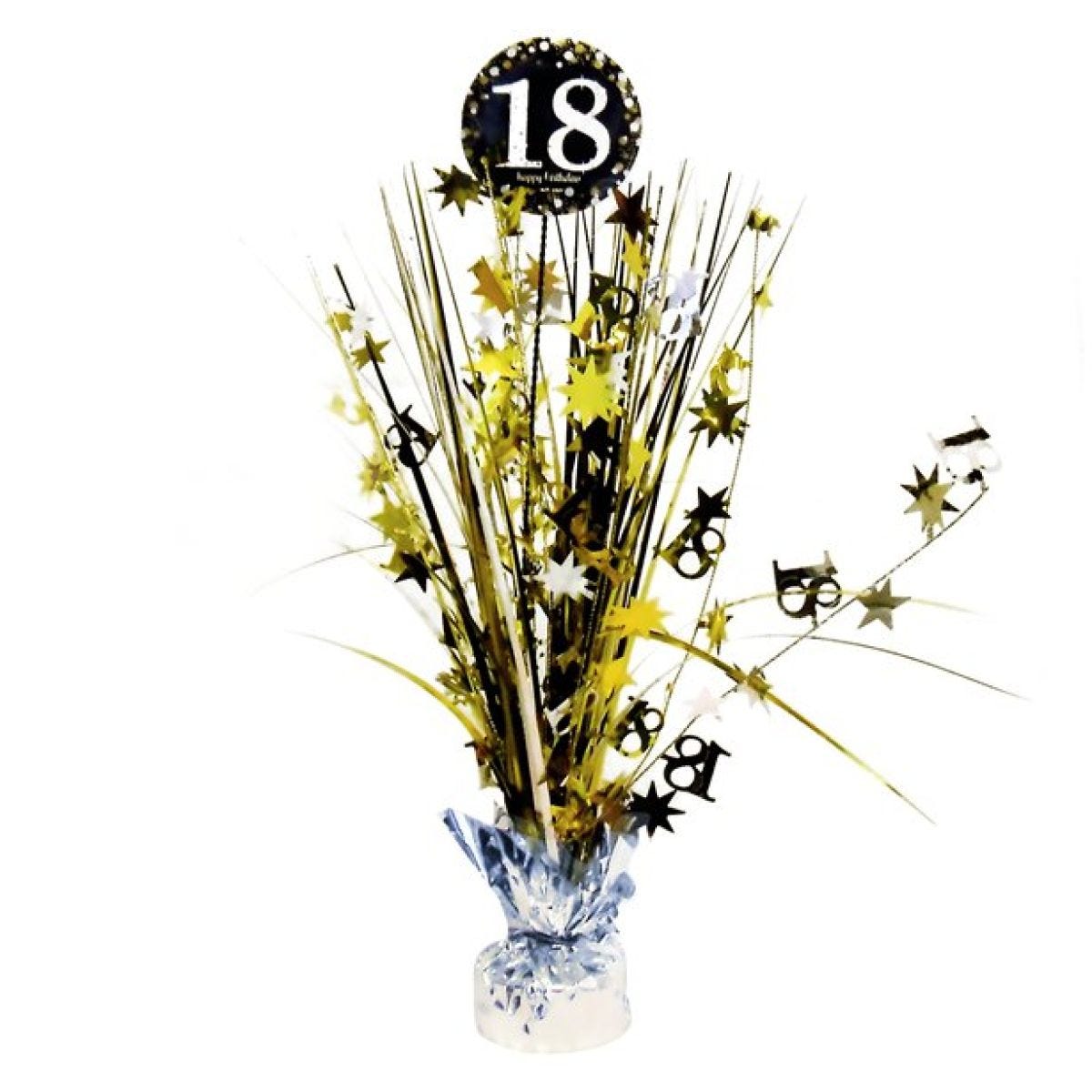 Sparkling Celebration 18th Foil Table Centrepiece - 45cm