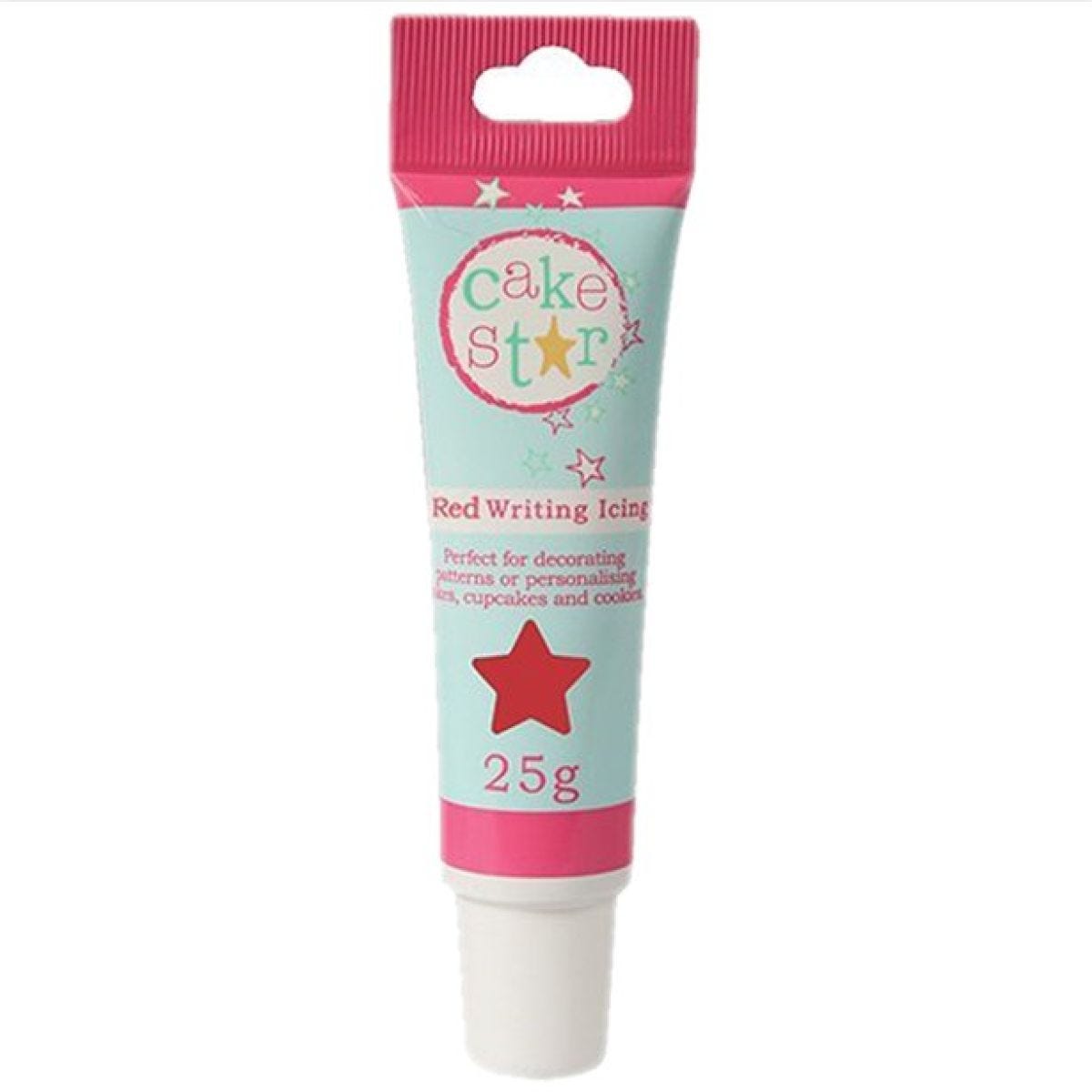 Cake Star Red Icing Writing - 25g