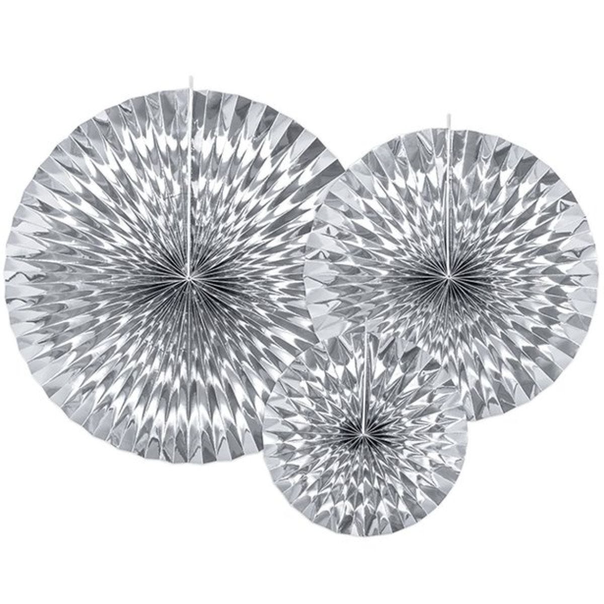 Silver Fans (3pk)