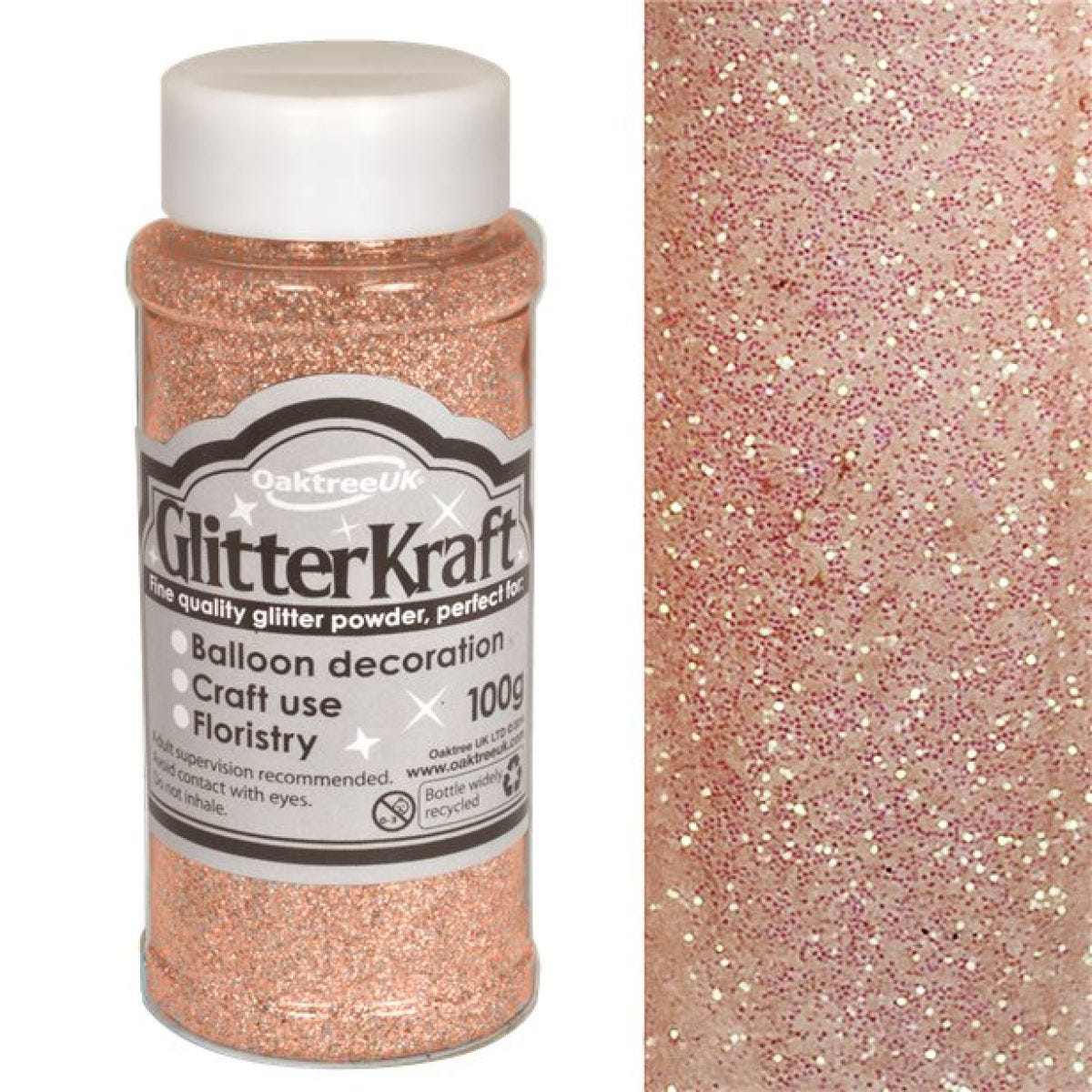 Rose Gold Balloon Glitter - 100g